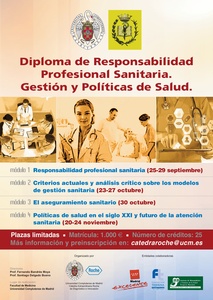 Diploma Responsabilidad Profesional Sanitaria. "Gestión y Políticas de Salud”